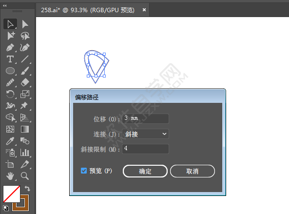 ai繪制小豬的頭像