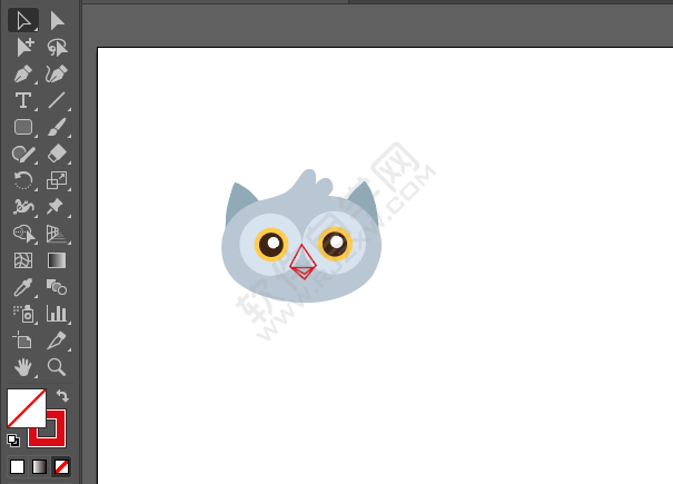 ai繪制小鳥的頭像