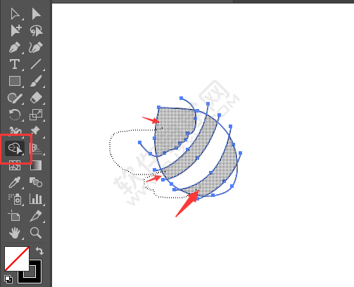 ai繪制一個卡通蜜蜂