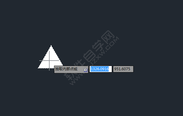 cad實心三角形怎么畫