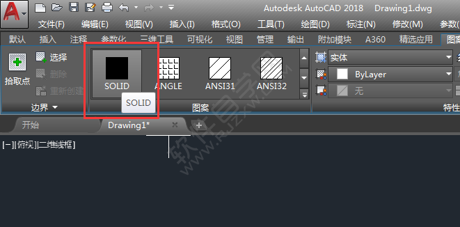 cad怎么畫空心圓環