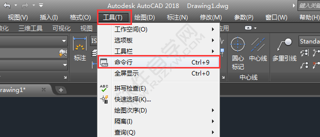 cad中如何顯示命令行