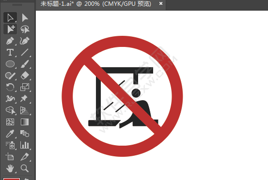 ai畫禁止伸出窗外的牌子