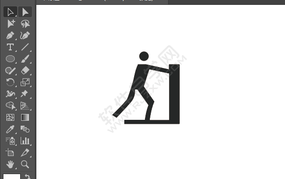 ai繪制禁止推動的標牌