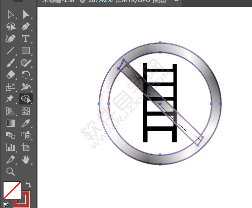 ai畫禁止架梯的標(biāo)識