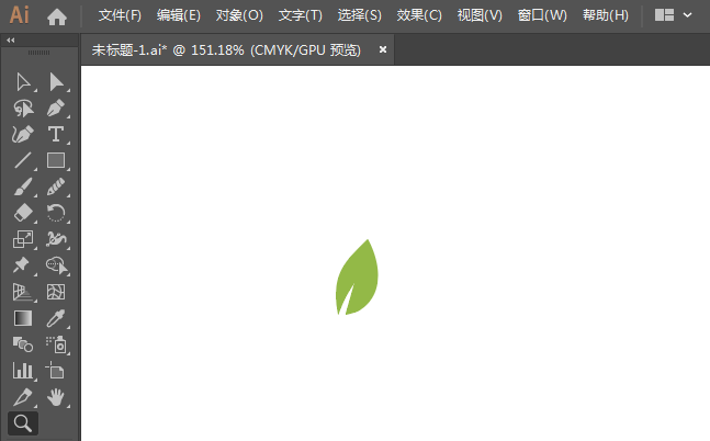 ai繪制旋轉樹葉的方法