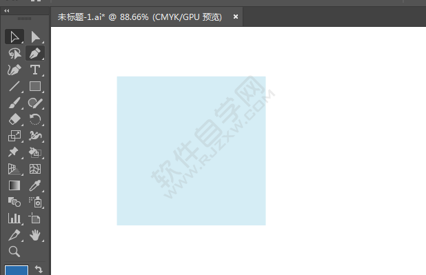 ai畫收銀標識的方法