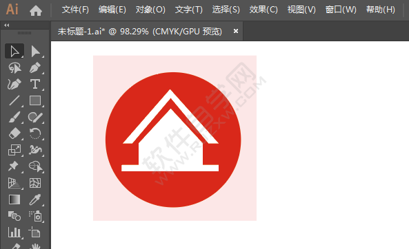 ai畫醫科大學標識的方法