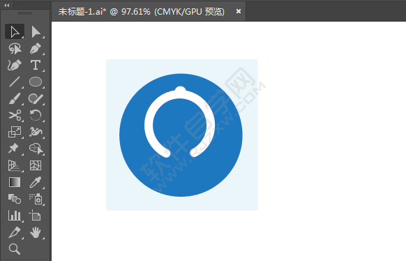 ai繪制火車站標識的方法