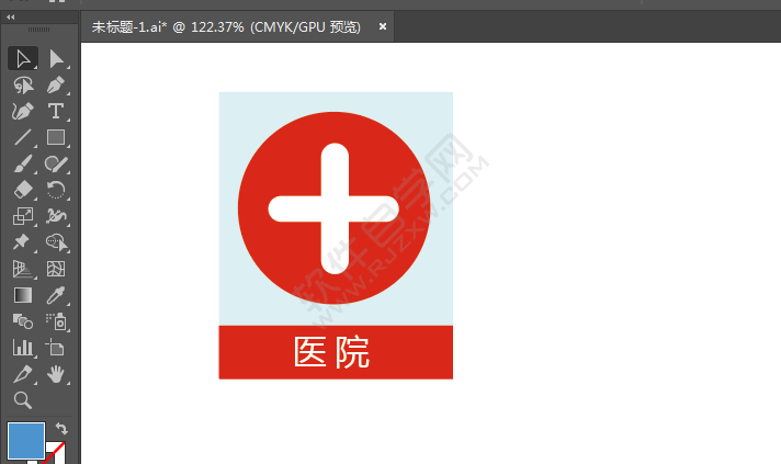 ai繪制醫院標識的方法