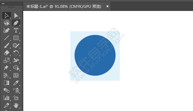 ai繪制超市標識的方法
