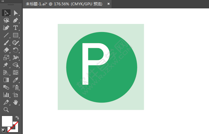 ai繪制停車場標識的方法