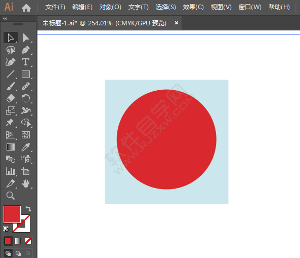 ai繪制出口標識的方法