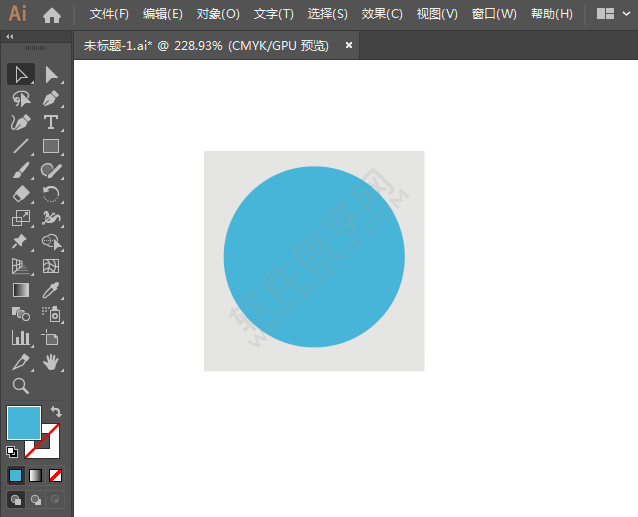 ai繪制大樓標識的方法