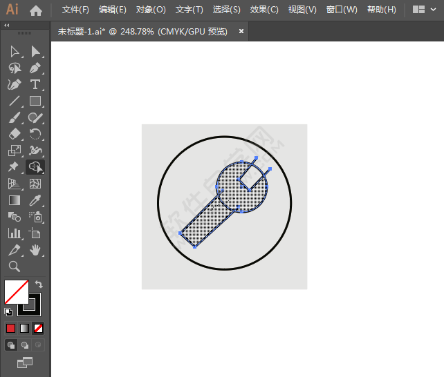 ai繪制維修標(biāo)識(shí)的方法