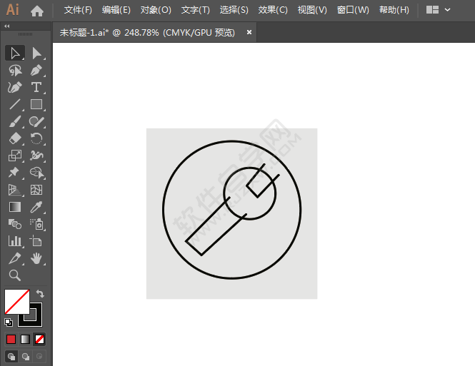 ai繪制維修標(biāo)識(shí)的方法