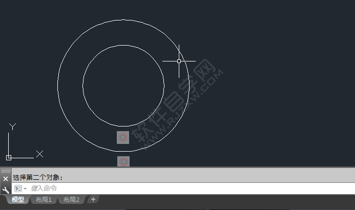 cad中兩個圓怎么同心約束