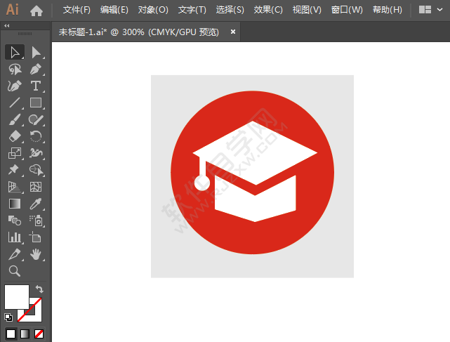 師范學(xué)校標(biāo)識(shí)圖標(biāo)繪制