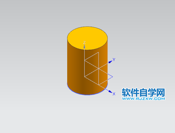UG以圓弧和高度創建圓柱的方法