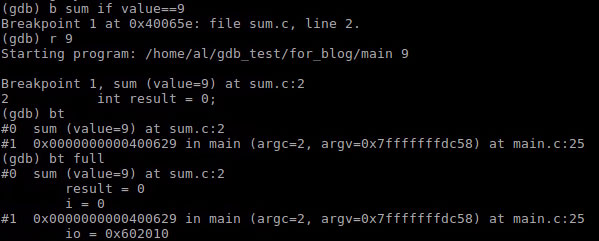 詳解Linux下調(diào)試器GDB的基本使用方法