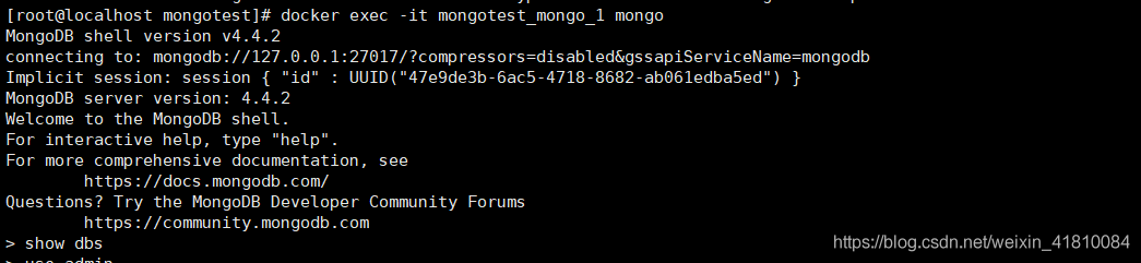 詳解linux 使用docker安裝mongodb方法