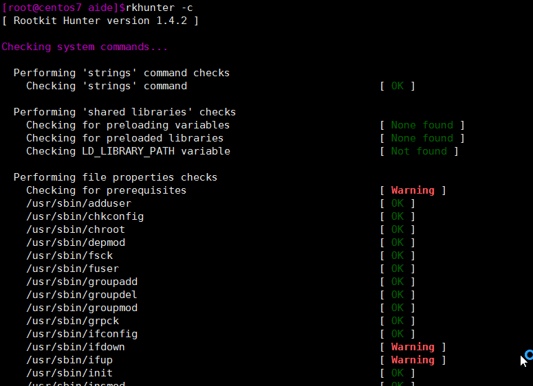 Linux如何基于AIDE檢測(cè)文件系統(tǒng)完整性