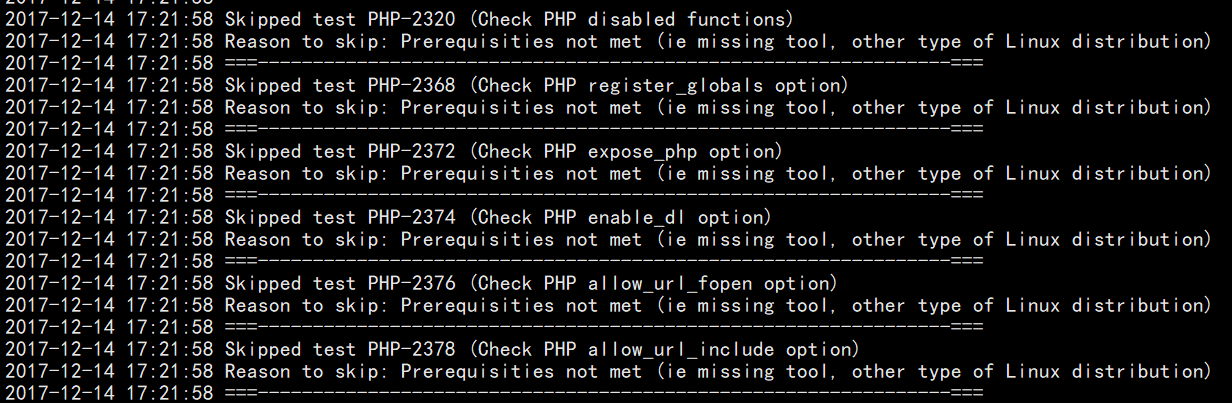 Linux漏洞掃描工具lynis使用方法解析