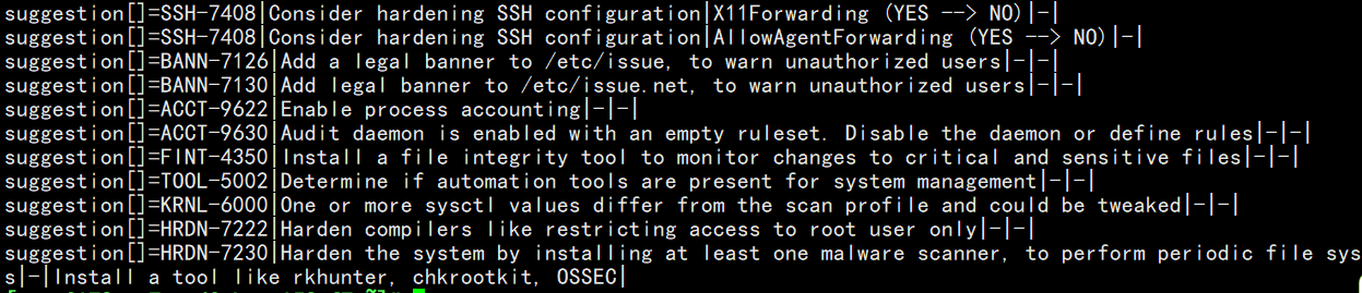 Linux漏洞掃描工具lynis使用方法解析