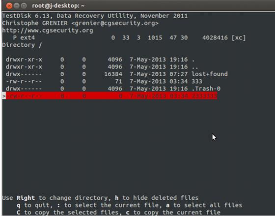 使用 Linux 文件恢復工具恢復rm -rf刪除的文件