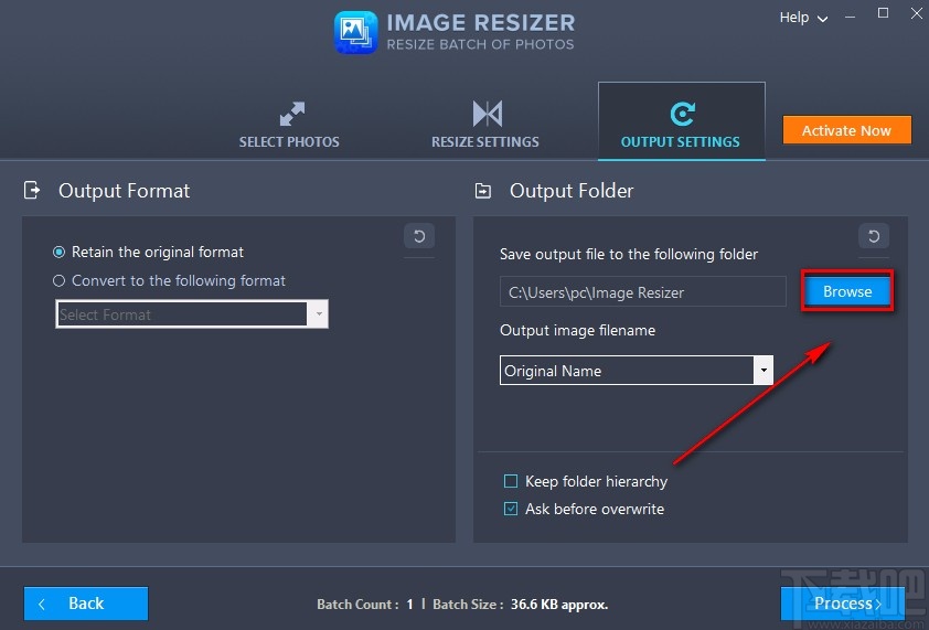 Image Resizer旋轉(zhuǎn)圖片的方法