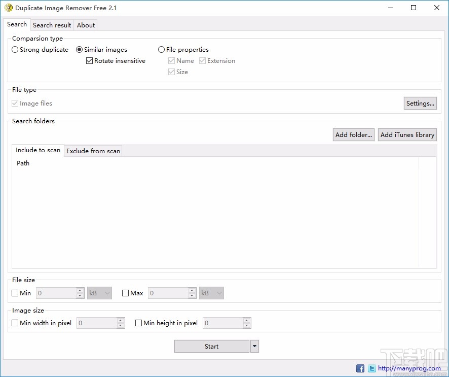 Duplicate Image Remover Free清理重復圖片的方法