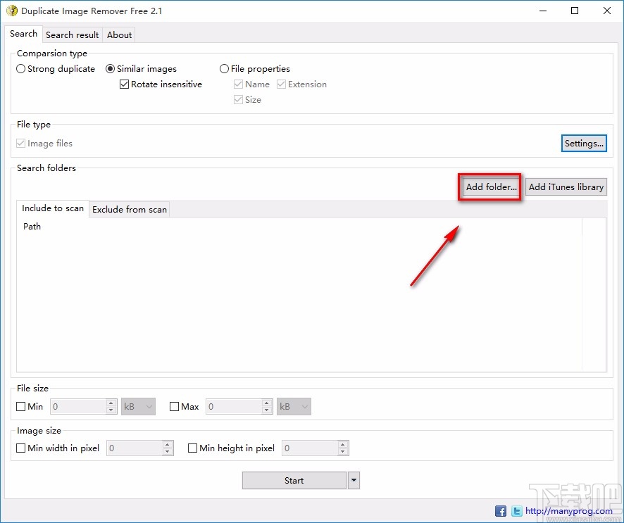 Duplicate Image Remover Free清理重復圖片的方法