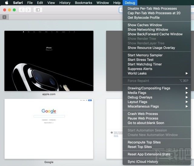 終端指令如何調出Mac系統應用調試菜單