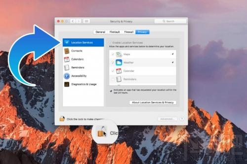 macOS Sierra如何禁用/啟用“基于位置的建議”