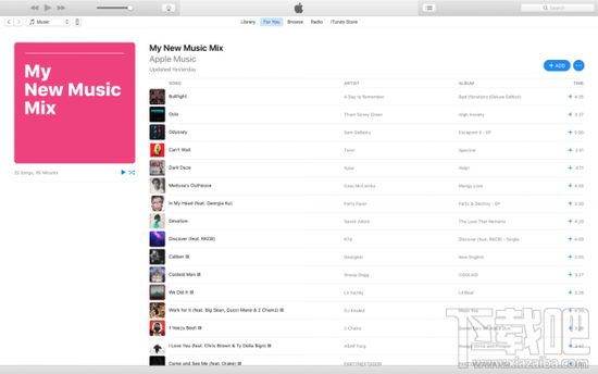 macOS Sierra系統Apple Music介紹