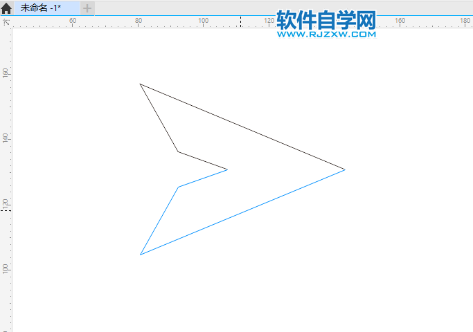 CorelDRAW2020設(shè)計(jì)一個(gè)發(fā)送圖標(biāo)