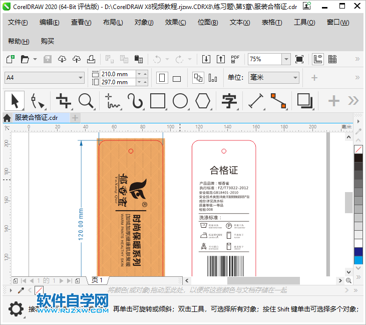 CorelDRAW2020怎么導出PNG格式圖片