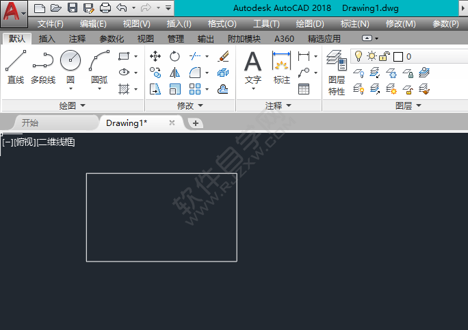 cad中矩形中心點怎么找