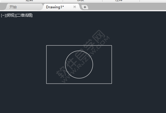 cad中矩形中心點怎么找