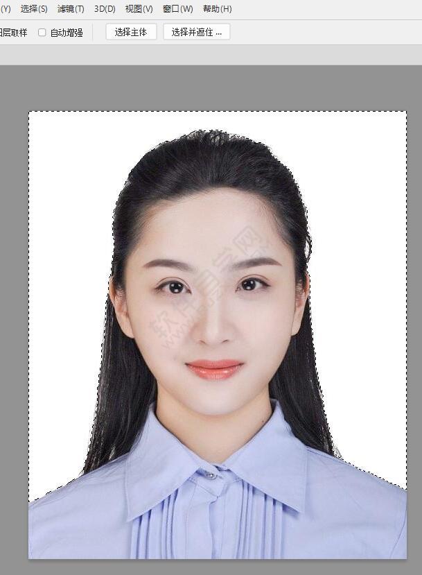 ps怎么給證件照換底色