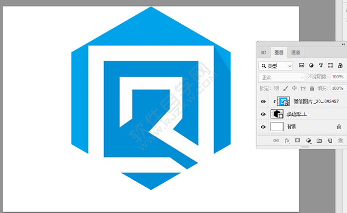 ps把圖片嵌入圖形中的方法