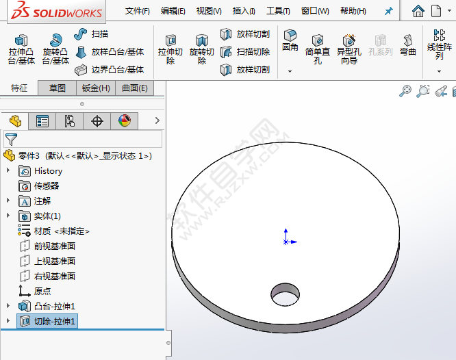 solidworks圓周陣列怎么使用