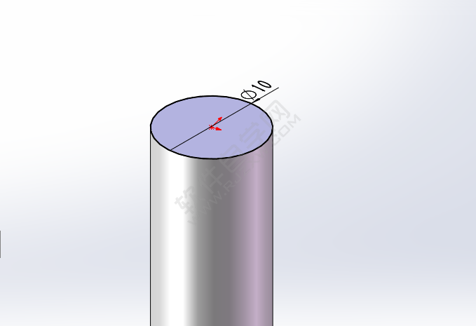 sw如何在圓柱表面畫螺紋
