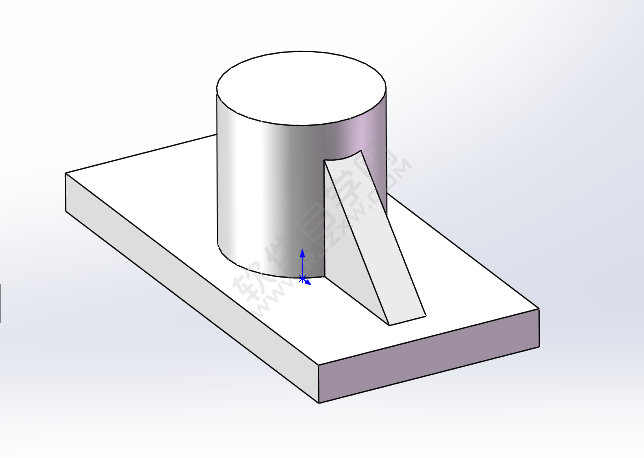 sw圓柱加強筋的方法