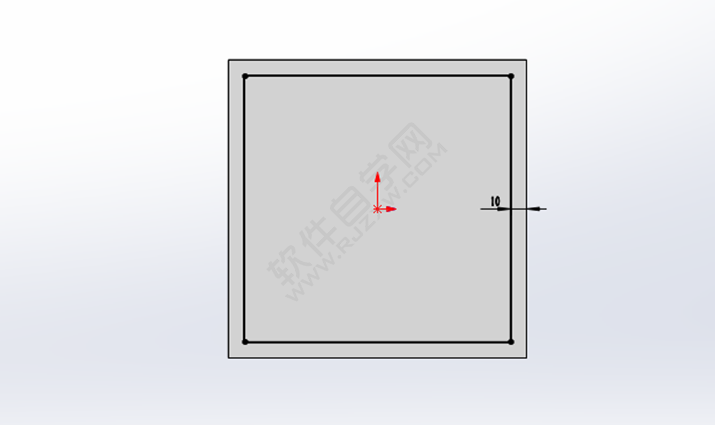 SolidWorks臺階立方體零件的做題步驟