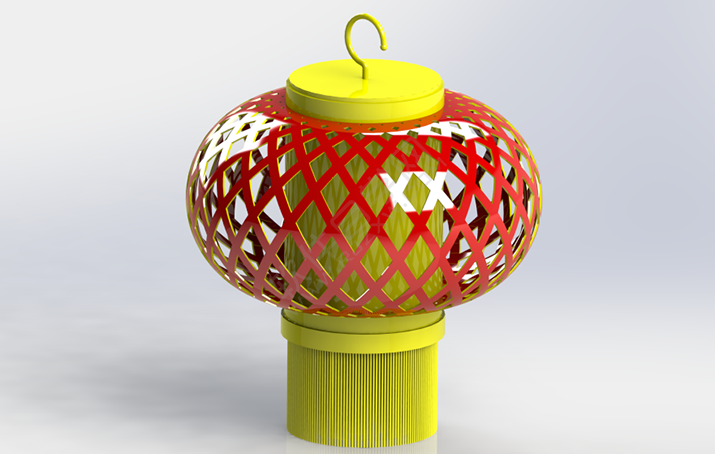 SolidWorks經典建模之燈籠的繪制