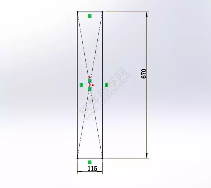 solidWorks建模練習拉伸切除一張桌子