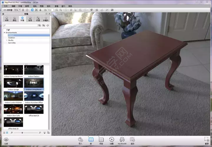 solidWorks建模練習拉伸切除一張桌子