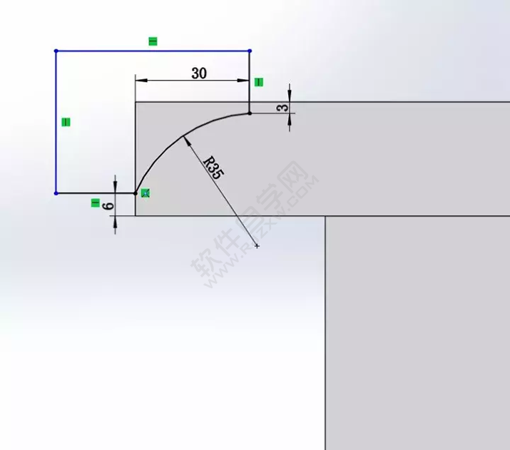 solidWorks建模練習拉伸切除一張桌子
