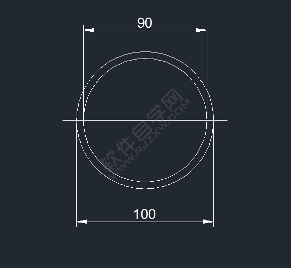 CAD陣列對象平面圖練習(xí)